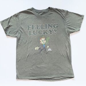 Lucky Charms T Shirt Size Large Feeling Lucky Short Sleeve Green Graphic by CUT